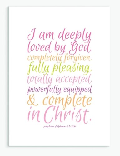 Deeply Loved A6 Greeting Card