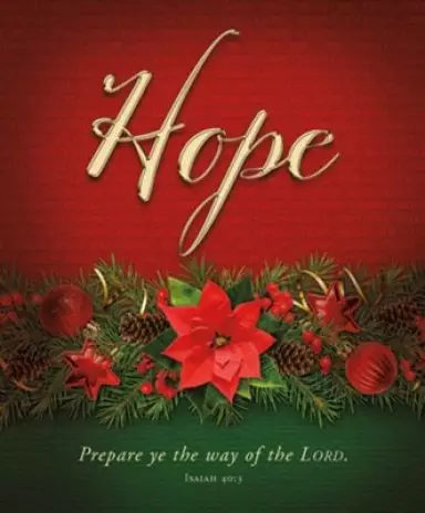 Hope Advent Large Bulletin (pack of 100)
