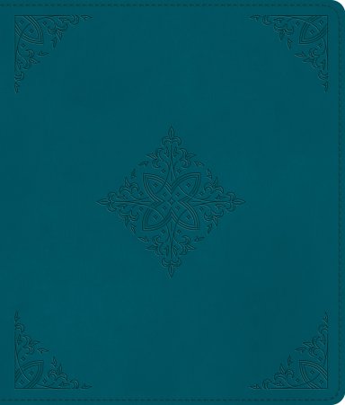 ESV Journaling Bible (TruTone, Deep Teal, Fleur-de-lis Design)