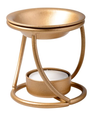 Gold Steel Incense Burner H 7.5 cm