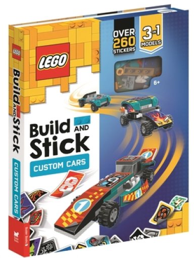 Lego® Build And Stick: Custom Cars (includes Lego Pieces, Book And Over 260 Stickers)