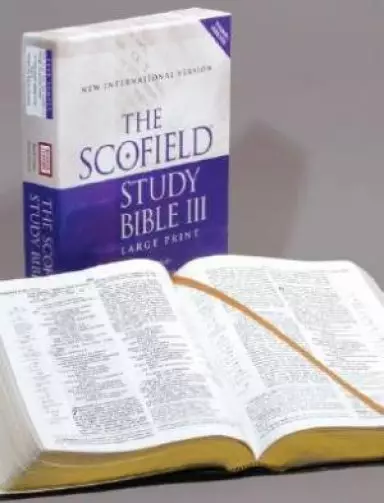 NIV Scofield Study Bible: Large Print, Burgundy, Bonded Leather 