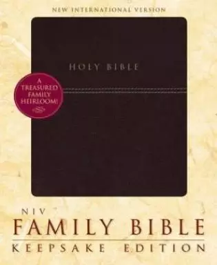 Family Bible Keepsake Edition Burgundy