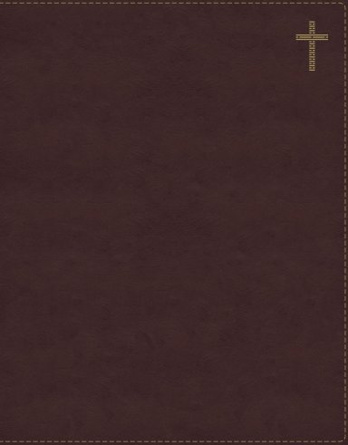 NIV, Journal the Word Bible (Perfect for Note-Taking), Double-Column, Leathersoft, Brown, Red Letter, Comfort Print