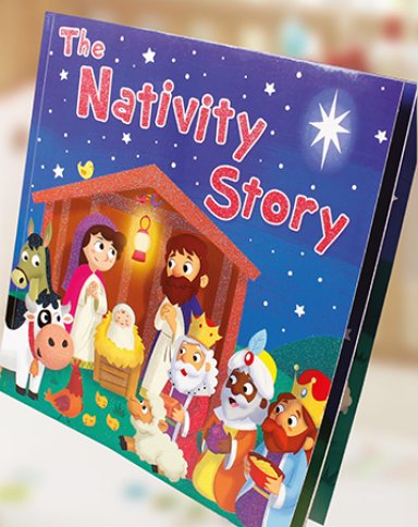 The Nativity Story Paperback Glitter Book