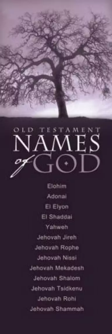Bookmark-Names Of God In Old Testament (Pack Of 25)