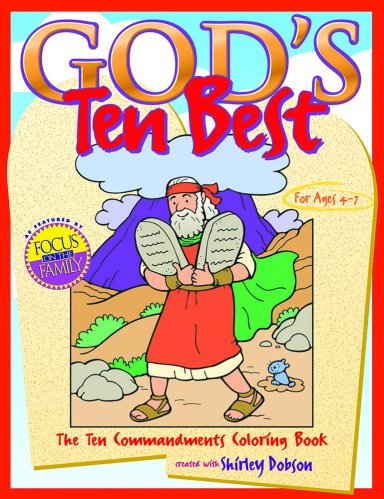 Gods Ten Best Colouring Book