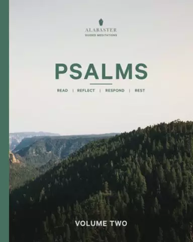 NLT Alabaster Psalms, Green, Paperback, Volume 2, Guided Meditations