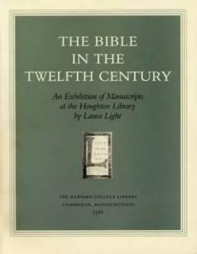 Bible In The Twelfth Century