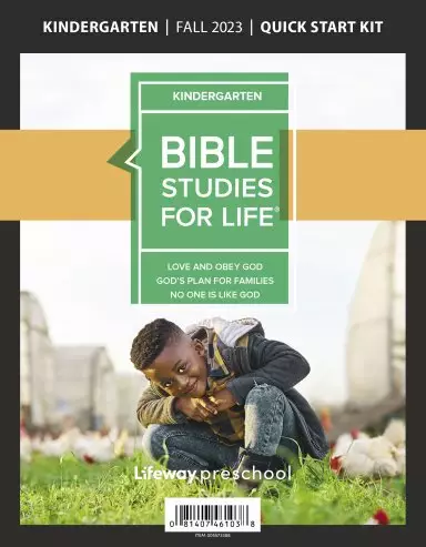Bible Studies For Life: Kindergarten Quick Start Kit Fall 2023