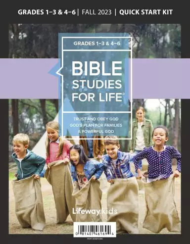 Bible Studies For Life: Kids Grades 1-3 & 4-6 Quick Start Kit - CSB/KJV - Fall 2023