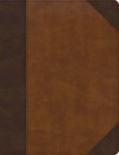CSB Notetaking Bible, Large Print Edition, Brown/Tan LeatherTouch Over Board