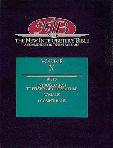 The New Interpreter's Bibl: Vol 9