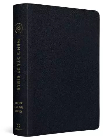 ESV Men's Study Bible (Genuine Leather, Black)