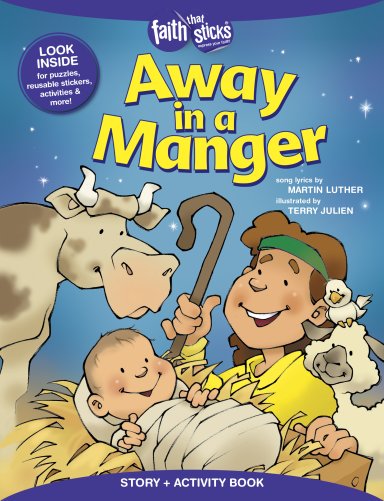 Away in a Manger Story + Activity Book