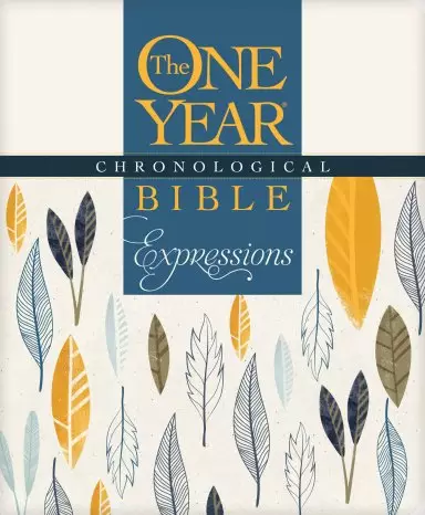 NLT The One Year Chronological Bible, White, Paperback, Expressions Edition, Journalling, Illustrated, Colouring, Wide Margins, Reading Plan, Presentation Page