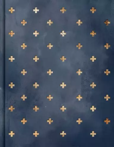 CSB Notetaking Bible, Navy/Cross Cloth-Over-Board