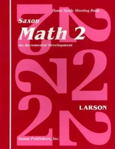 Saxon Math 2 Students Meeting Book