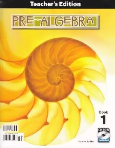 Pre Algebra Teachers Edition With CD 2nd Edition