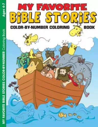 My Favourite Bible Stories Colour-by Number Colouring Book