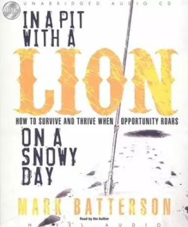 In A Pit With A Lion On A Snowy Day - Audiobook on CD