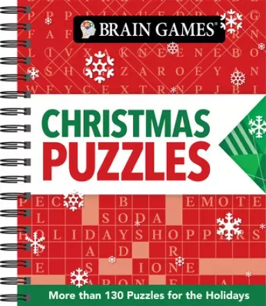 Brain Games - Christmas Puzzles: 120 Mixed Puzzles for the Holidays