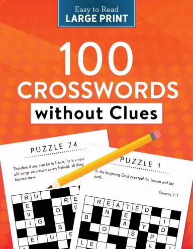 100 Bible Crosswords without Clues Large Print