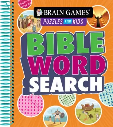 Brain Games Puzzles for Kids - Bible Word Search (Ages 5 to 10)