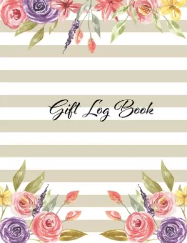Gift Log Book: Present Book & Organizer