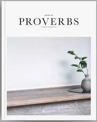 NLT Alabaster Book of Proverbs, White, Paperback