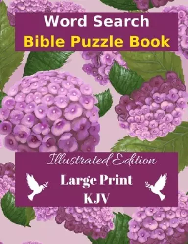Word Search Bible Puzzle: Illustrated Edition Large Print