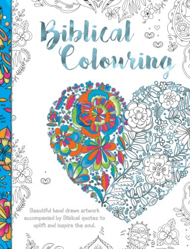 Biblical Colouring Book: Heart