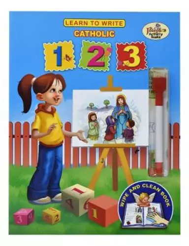 Learn to Write Catholic 123 [With Dry Erase Marker]