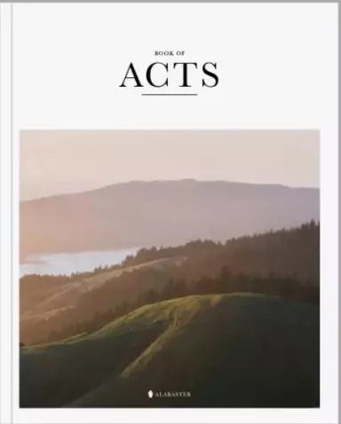 NLT Alabaster Book of Acts, White, Paperback