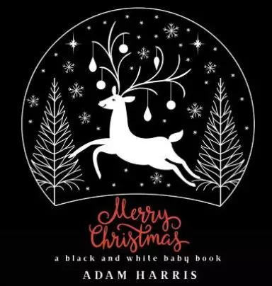 Merry Christmas: A Black and White Baby Book