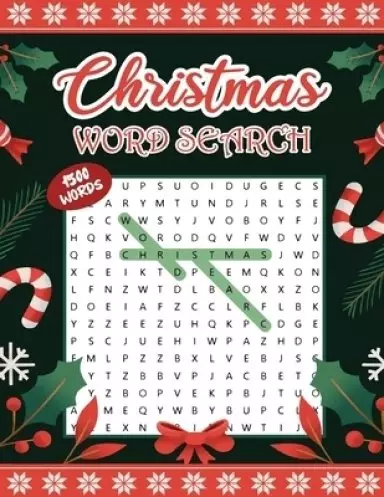 Christmas Word Search Book: Word Find Book for Christmas, Holiday Word Search Books - Christmas Activity Books