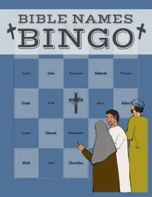 Bible Names Bingo Game Book: Youth Group Sunday School Church Group Christian Party Game