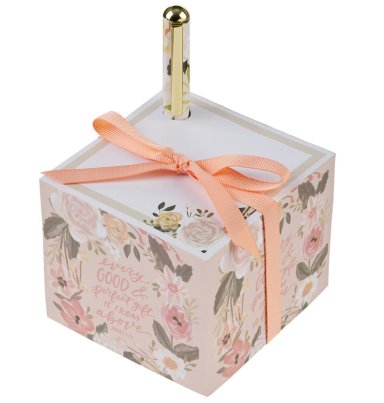 Every Good and Perfect Gift Note Block with Pen Set - James 1:17