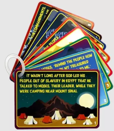 The Ten Commandments Story Cards with Stickers