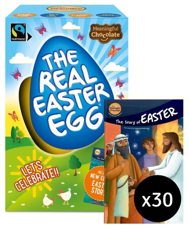 Pack of 30 Real Easter Egg - Primary School Class Pack