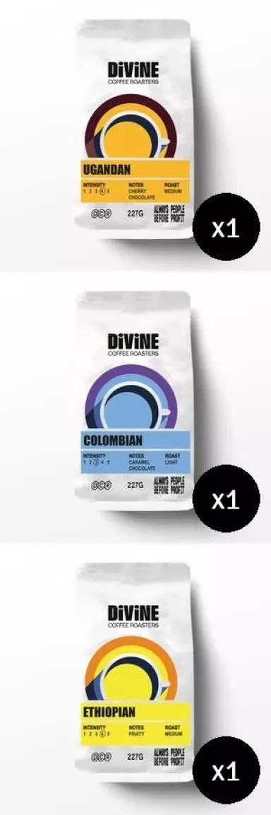 Divine Coffee Bundle (Single Origin Mix) Ground