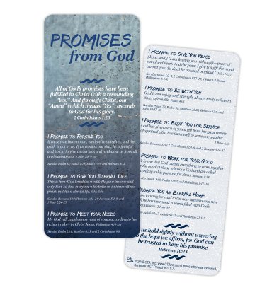 Promises from God Bible Reference Card
