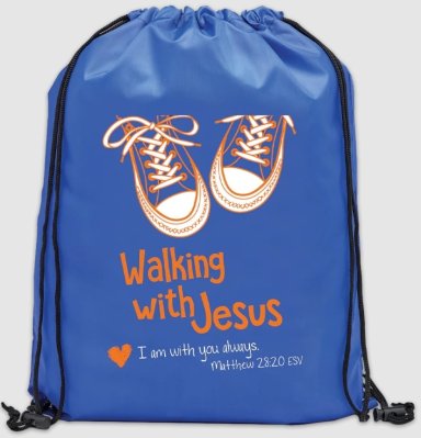 Walking with Jesus Tote Bag