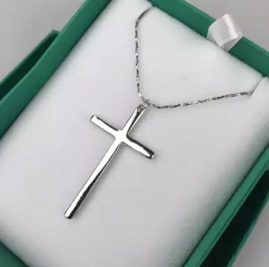 Silver Cross Pendant on Chain