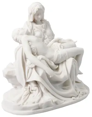 6 1/4 inch Pieta Veronese Resin Statue