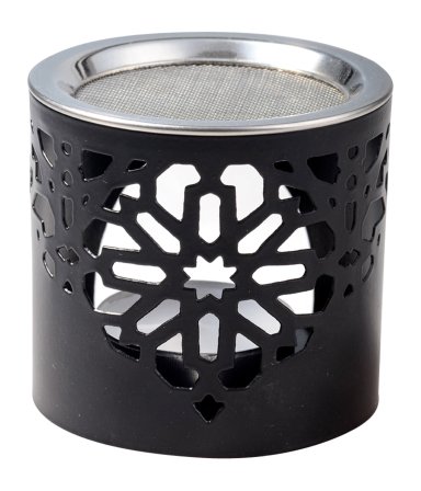 Black Steel Incense Burner H 6 cm