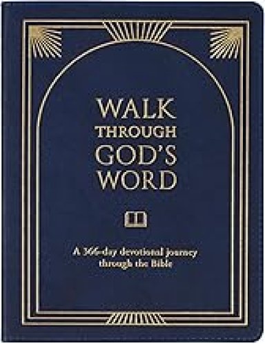 Devotional Walking Through God's Word Faux Leather