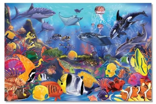 Underwater Ocean Floor Puzzle (48 pcs, 2 x 3 feet)