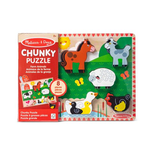 Farm Wooden Chunky Puzzle (8 pcs)