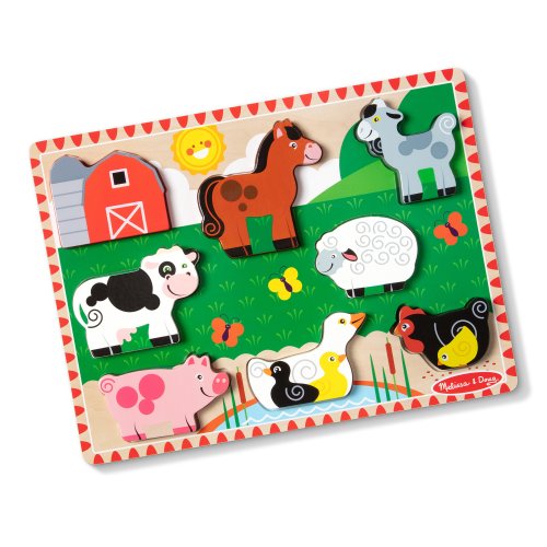 Farm Wooden Chunky Puzzle (8 pcs)